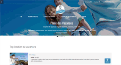 Desktop Screenshot of place-des-vacances.com